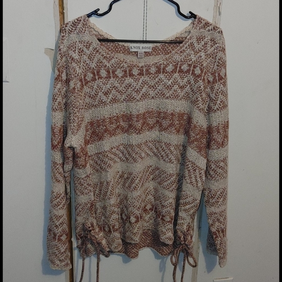 Side Lace Up Knox Rose Sweater